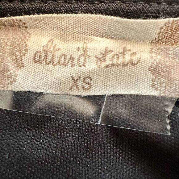 Altar'd State Black Embroidered Quinnie Mini Dress Size XS - Picture 6 of 7